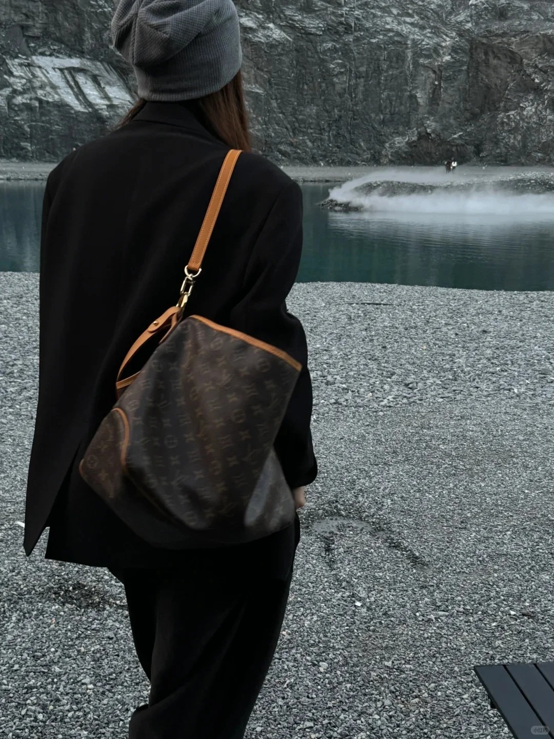 95新 LouisVuitton/路易威登 lv delightful中号老花/98新/优选