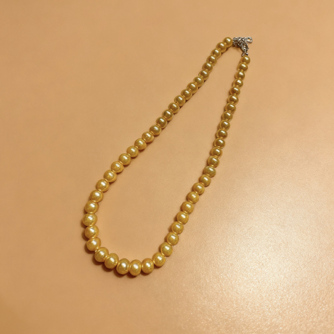 HC. 金色 DIY 珍珠项链 A163-WGQ-2A