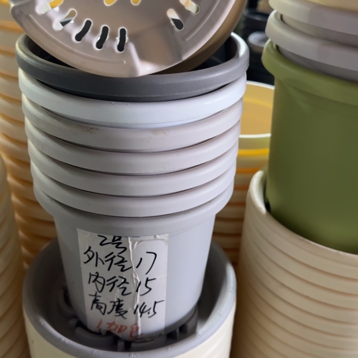 微2#口径17带托灰白6套
