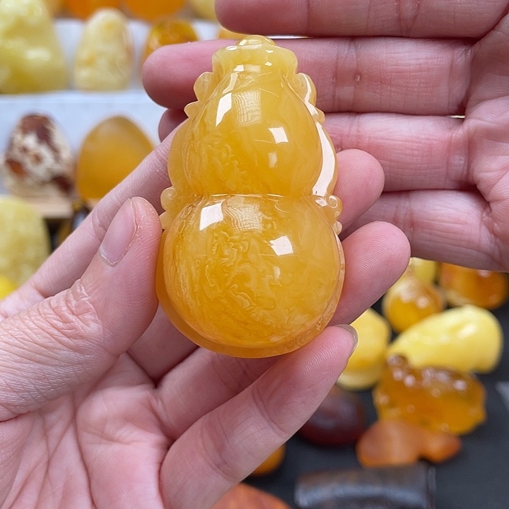 蜜蜡项链未镶嵌29.5克