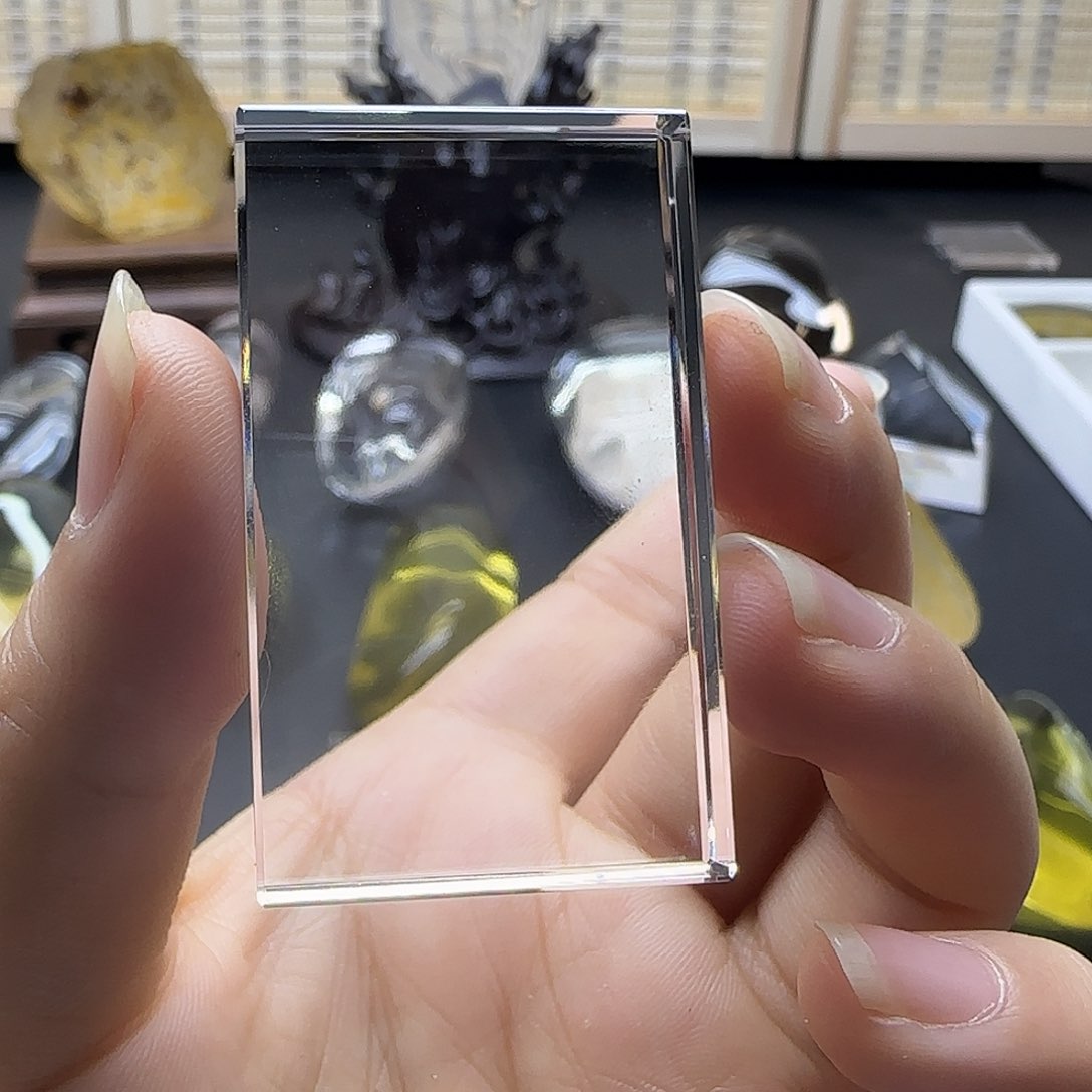 水晶天然摆件未镶嵌李*