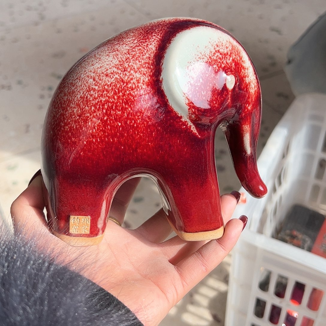 摆件郑家钧窑摆件