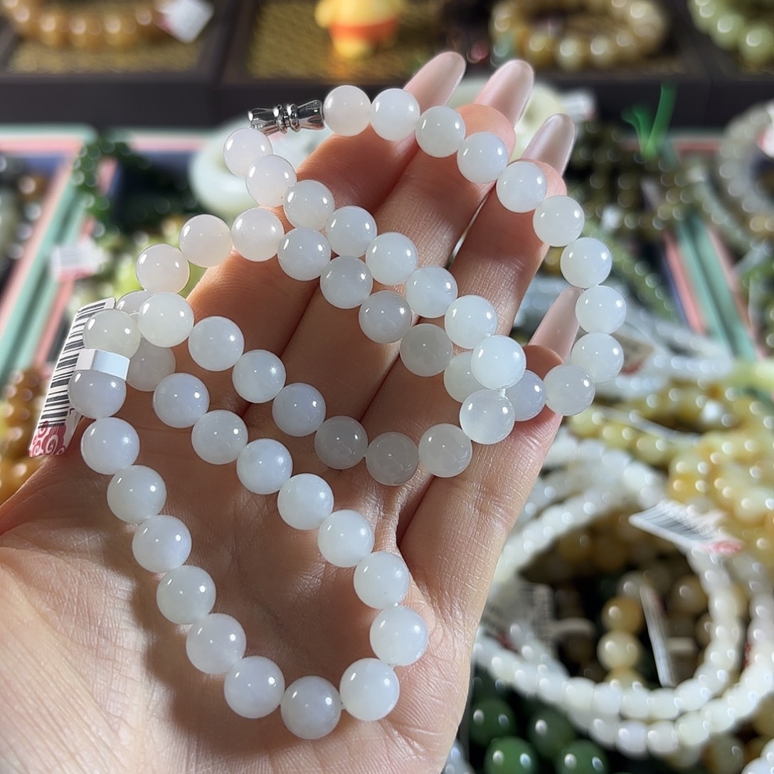 和田玉未镶嵌手链437