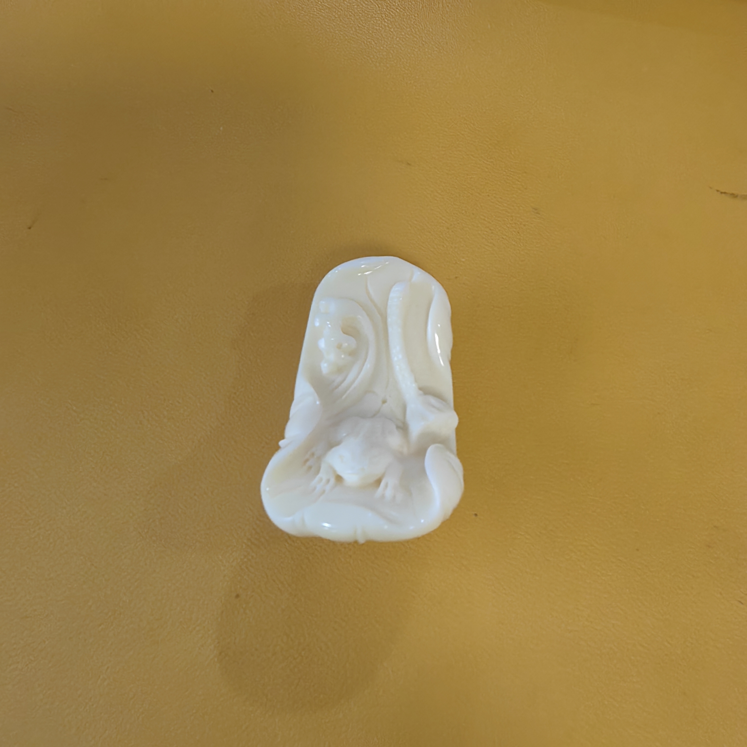 猛犸嘴约15克雕刻件TC2675