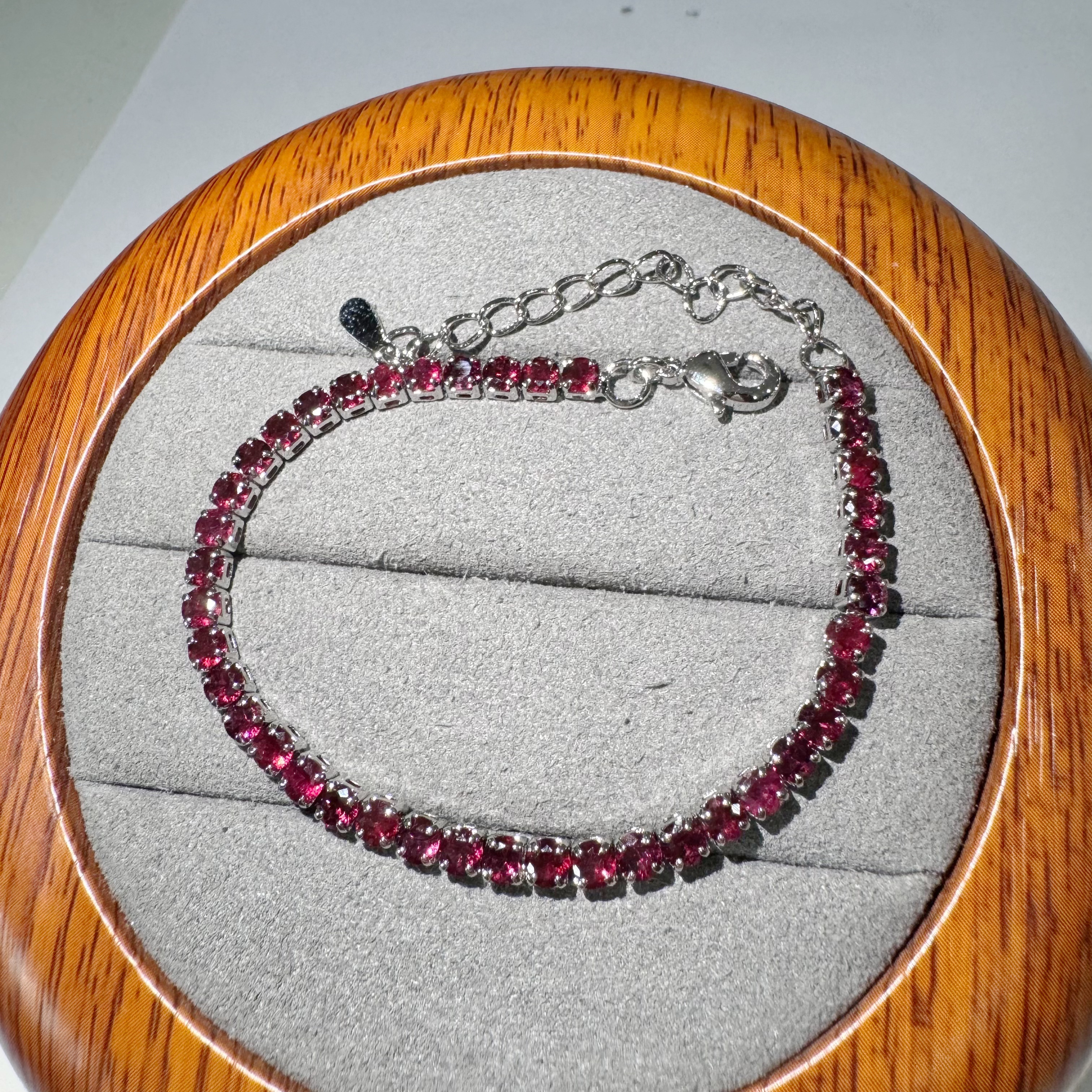 天然石榴石手链-SLS104