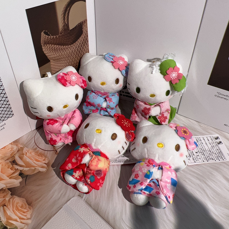 和服hellekitty可爱包包挂件玩偶毛绒玩偶箱包挂饰