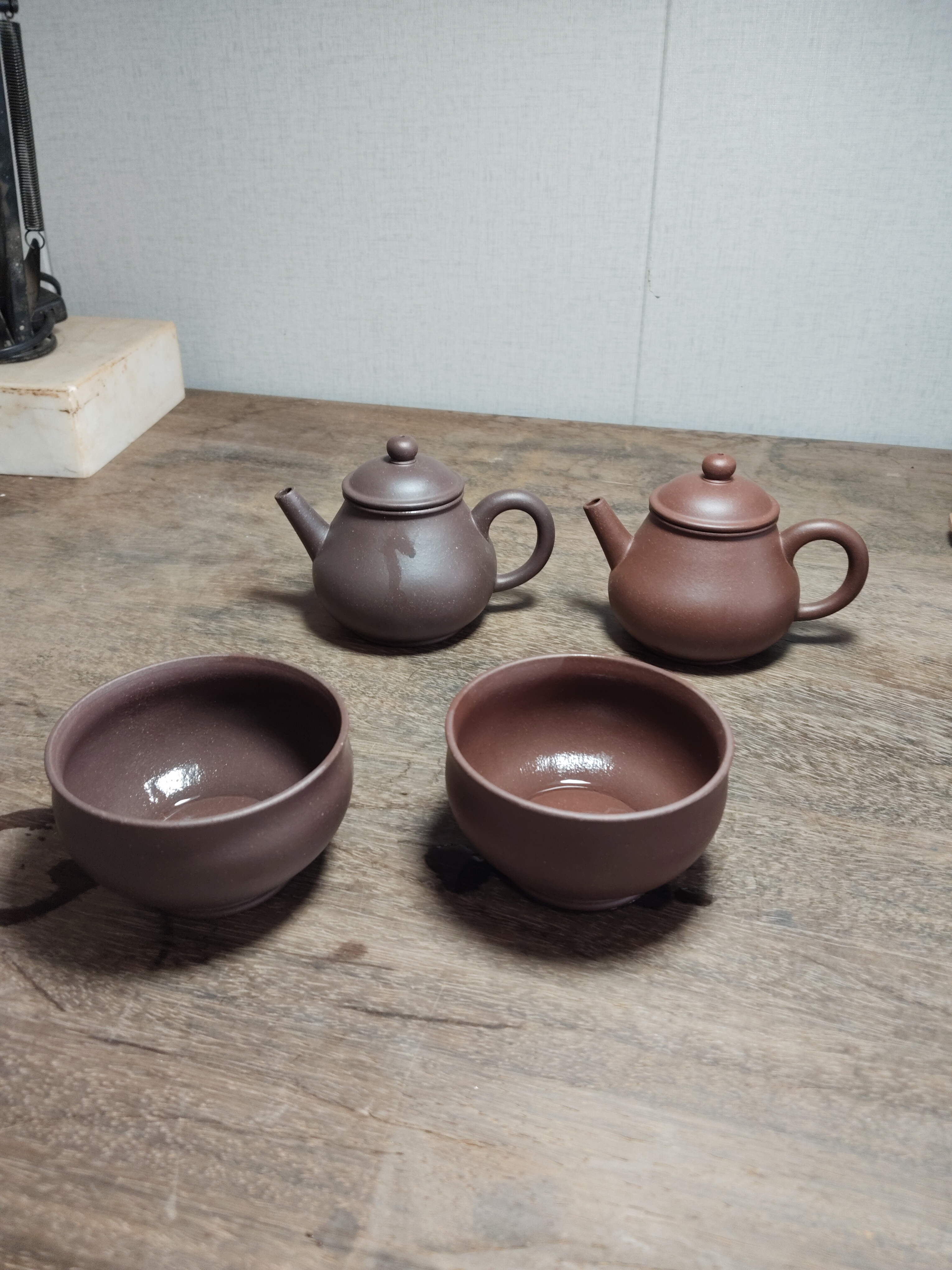 黄龙山原矿底槽清全手工芭乐水平壶