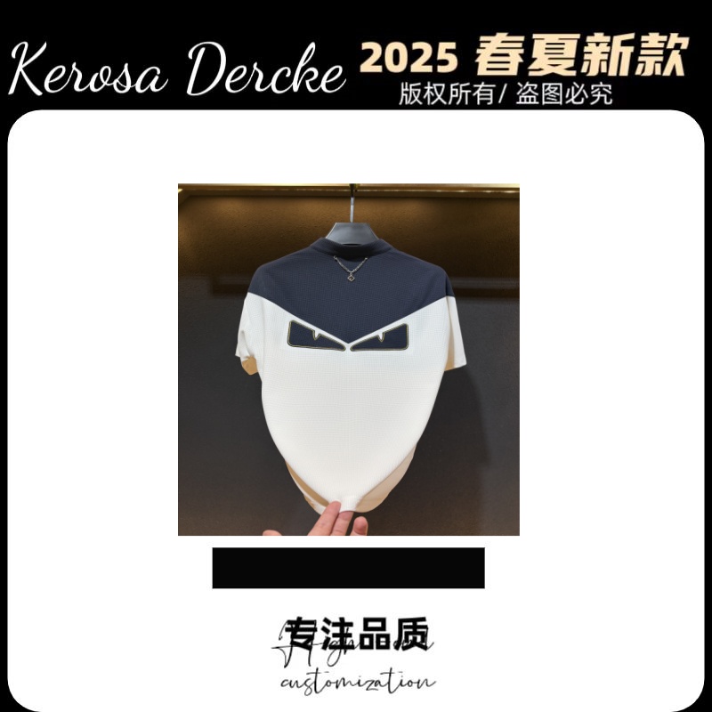 Kerosa Dercke【容专属-XU531】25年夏季新款潮流时尚百搭Polo衫