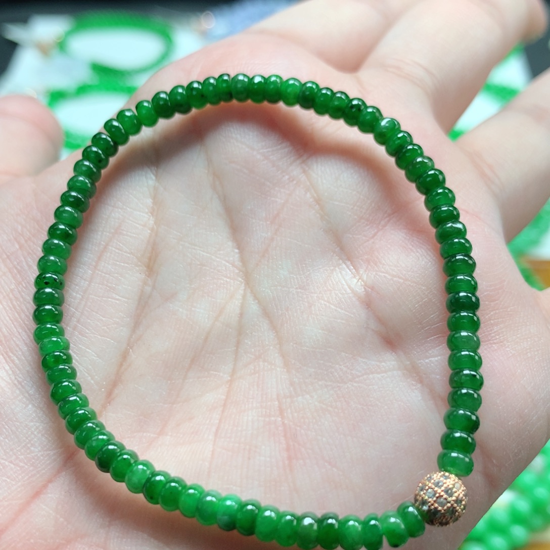 翡翠未镶嵌手链翡翠