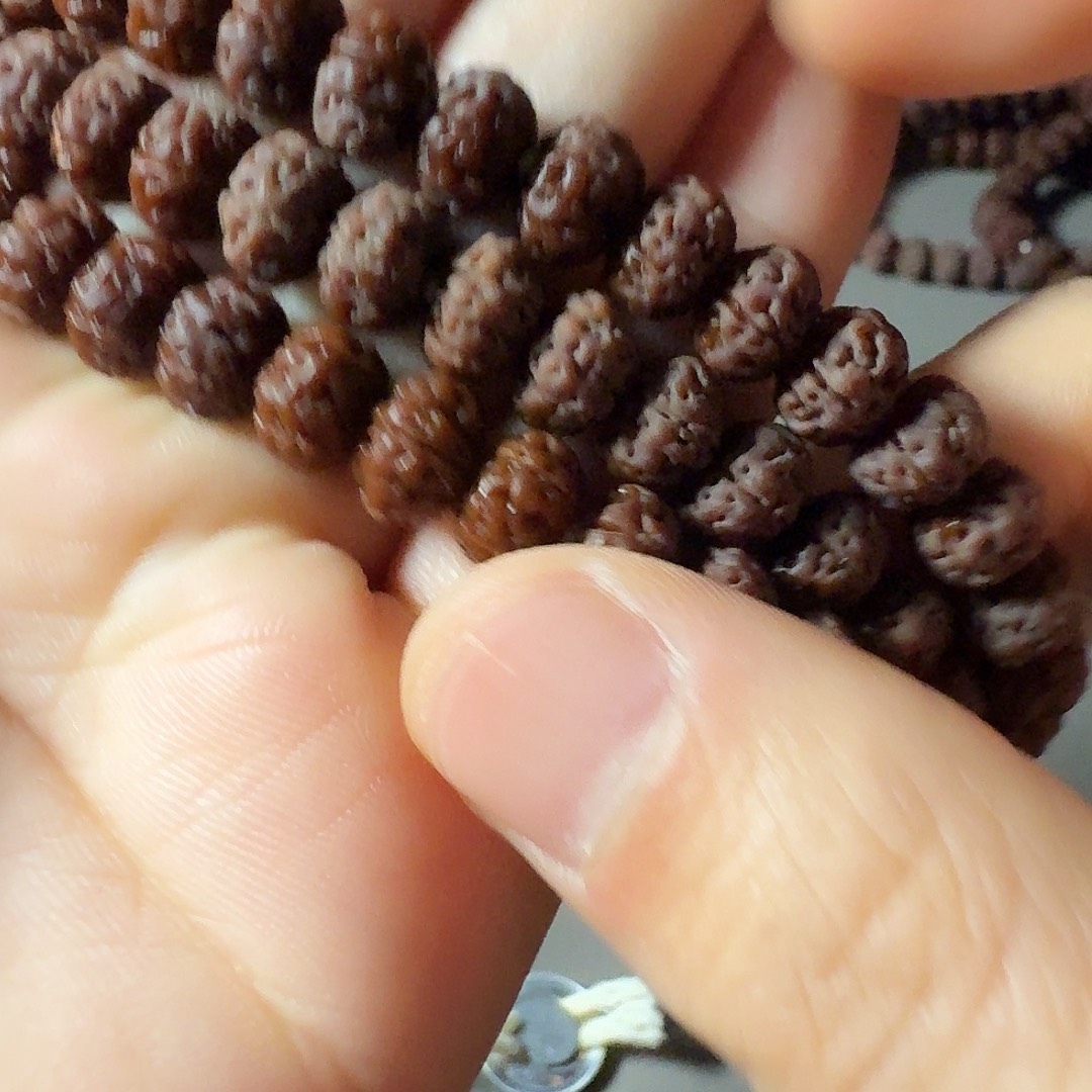 L***6吊坠金刚菩提无敌黄匀顶级勿理达108