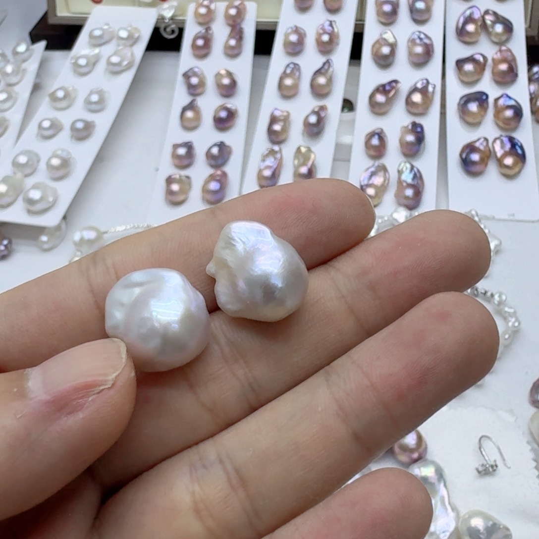 淡水珍珠银S925镶嵌颈饰