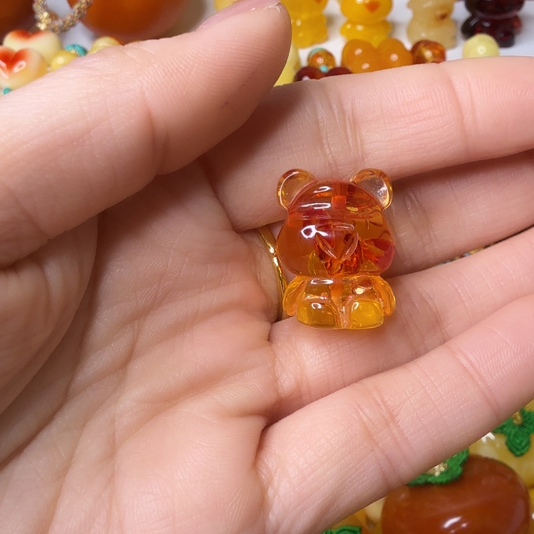 饺***妹非金属带扣头缠上小熊 