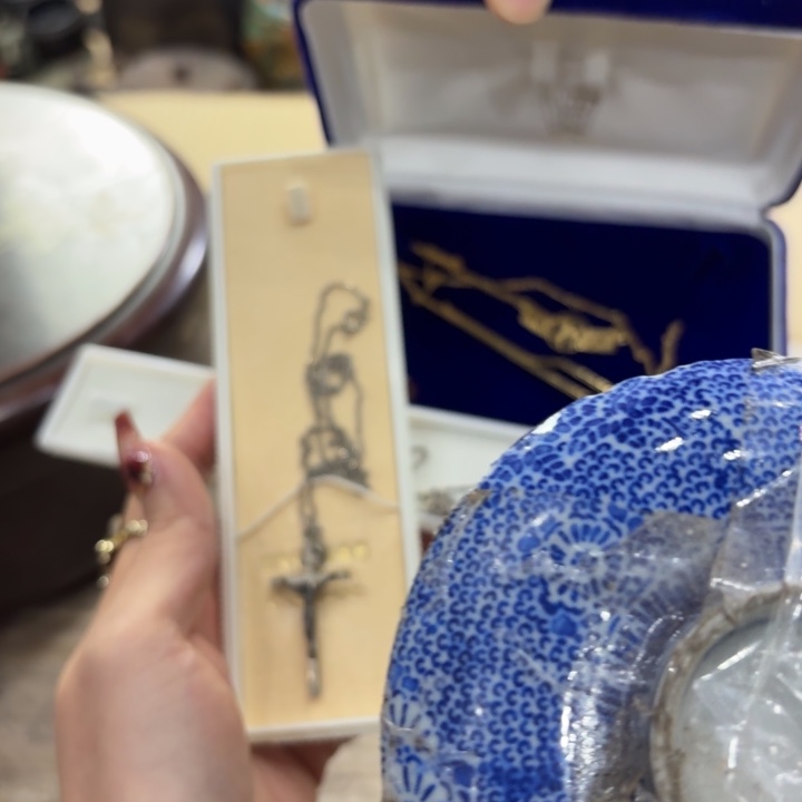 陶瓷古美术置物摆件