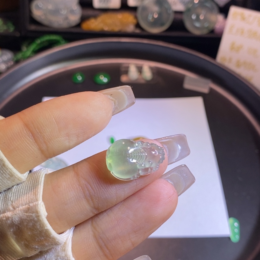 【闪购商品】翡翠挂件未镶嵌貔貅