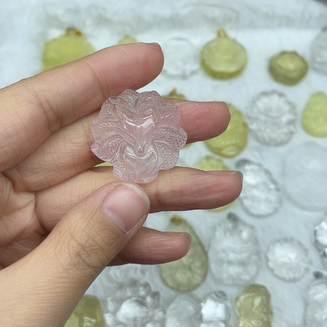 水晶吊坠配件未镶嵌