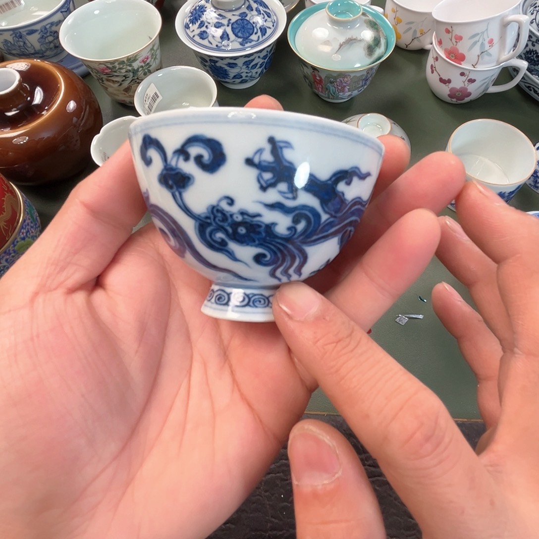 杯青花瓷器青花瓷器