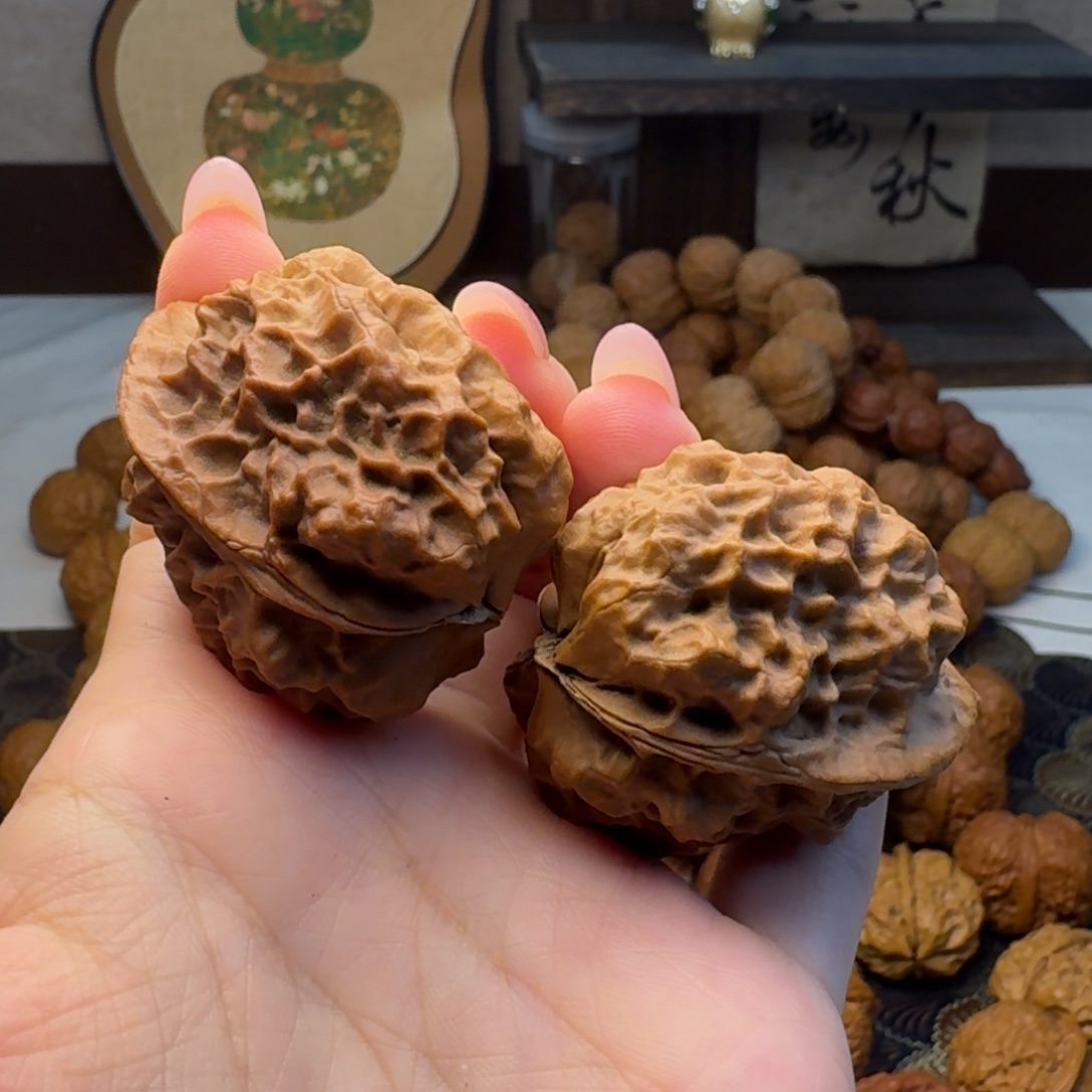 文玩核桃把件毒蟾39.4 独家