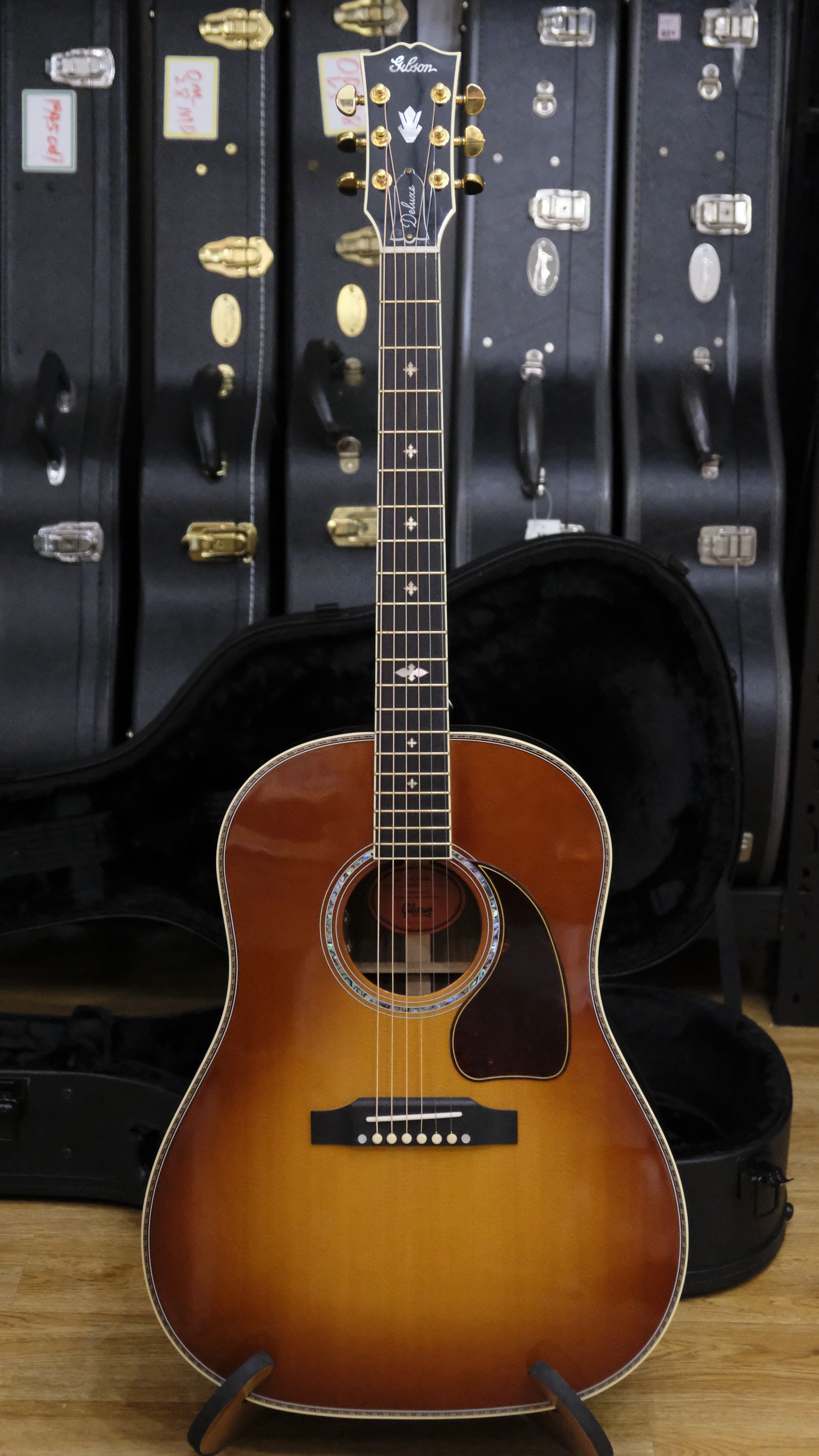 吉普森GibsonJ45dlux豪华款23年95新成色