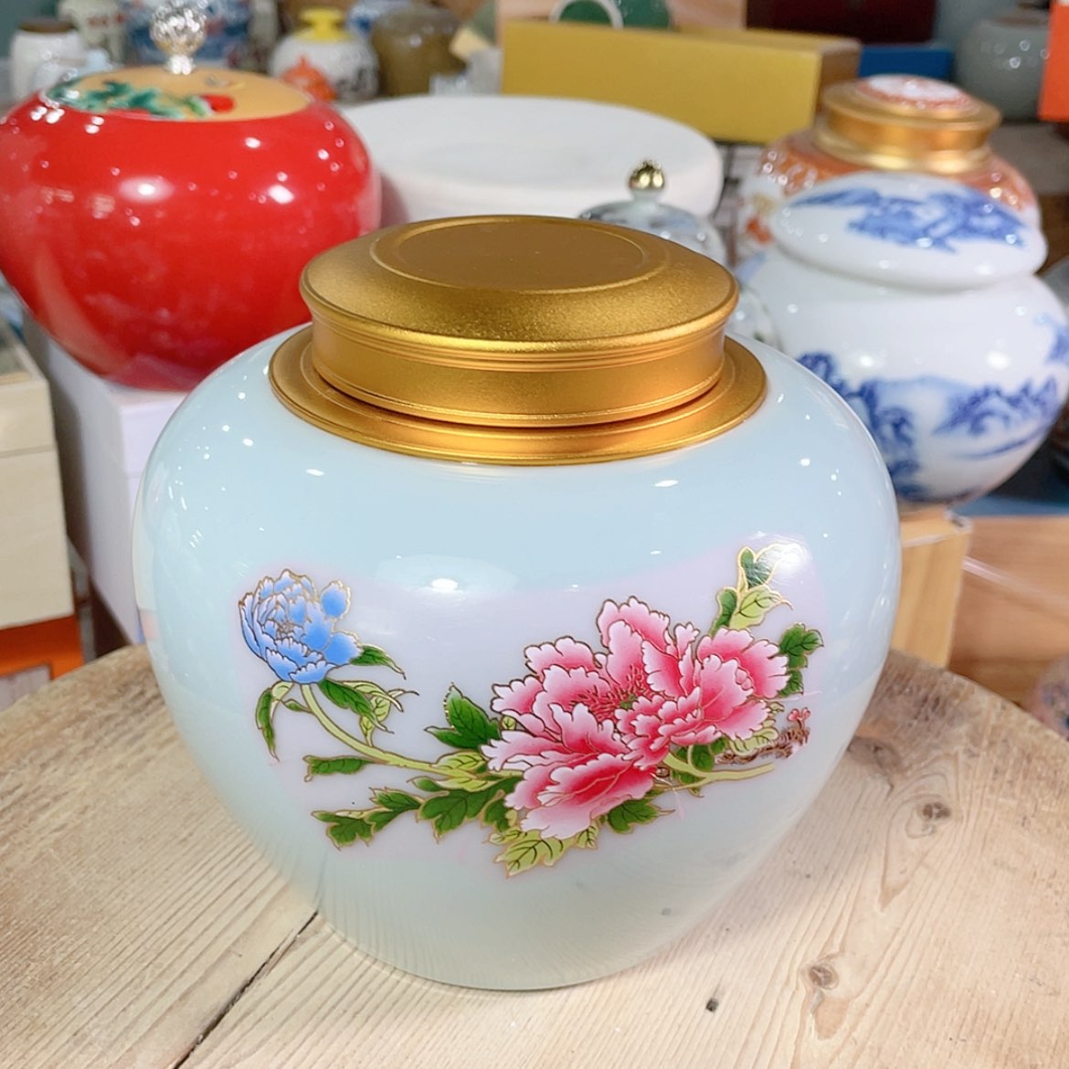 【闪购商品】罐陶瓷茶叶罐密封罐