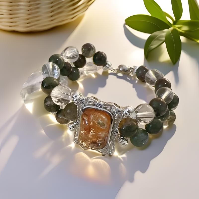 【绿幽灵】DIY高奢气质设计手串夏季少女精致ins多样性发一