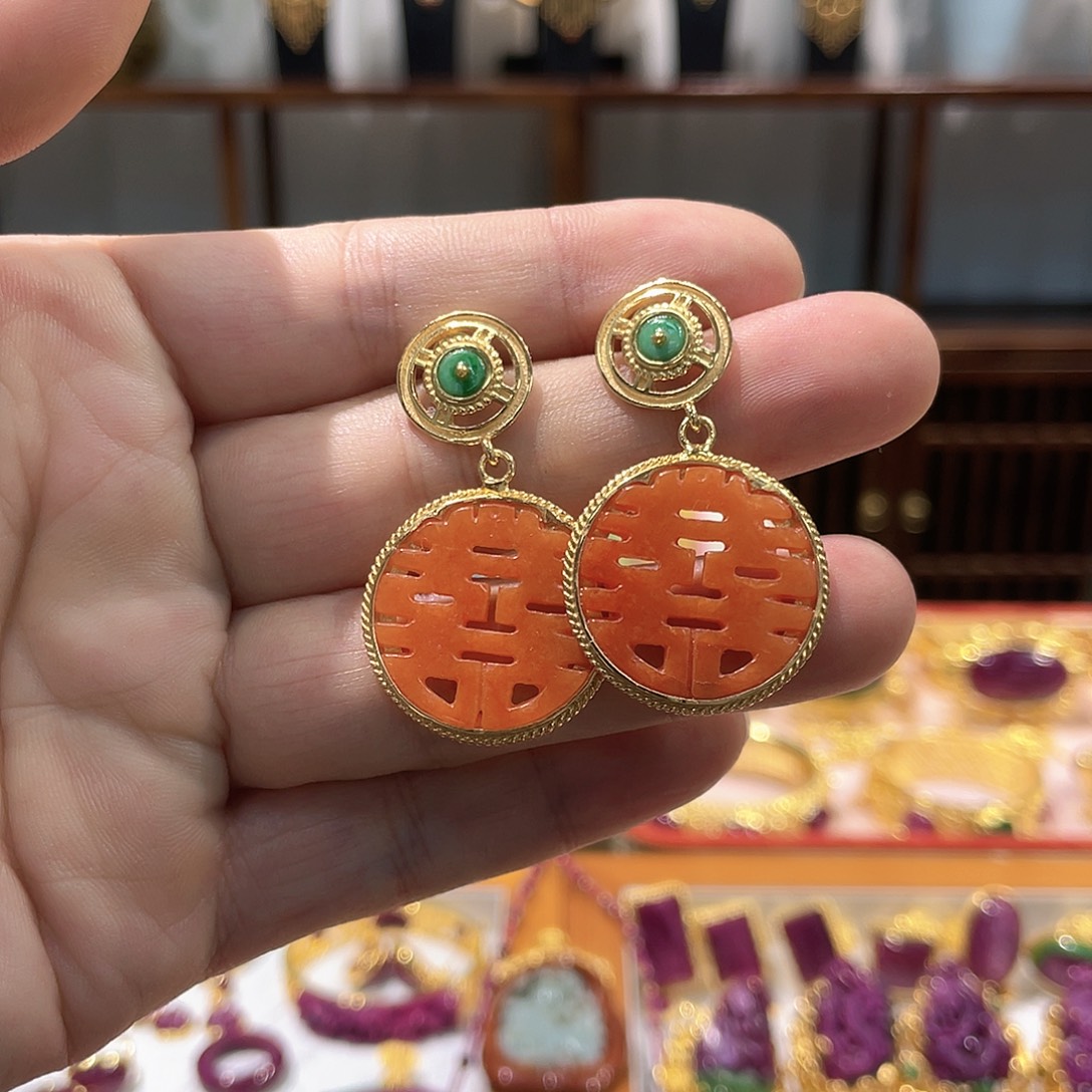 锦纶非金属耳坠子