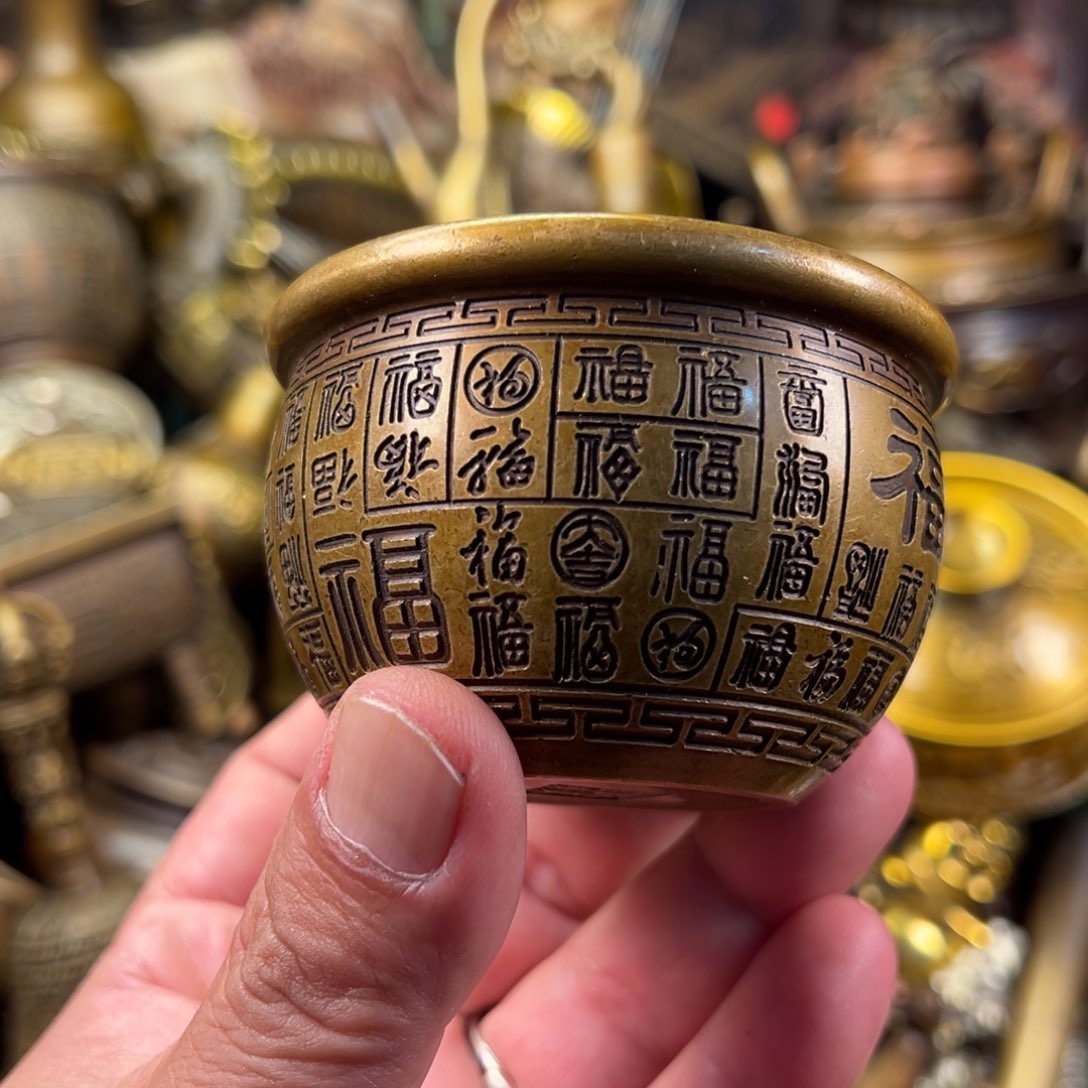 茶壶香炉铜器摆件