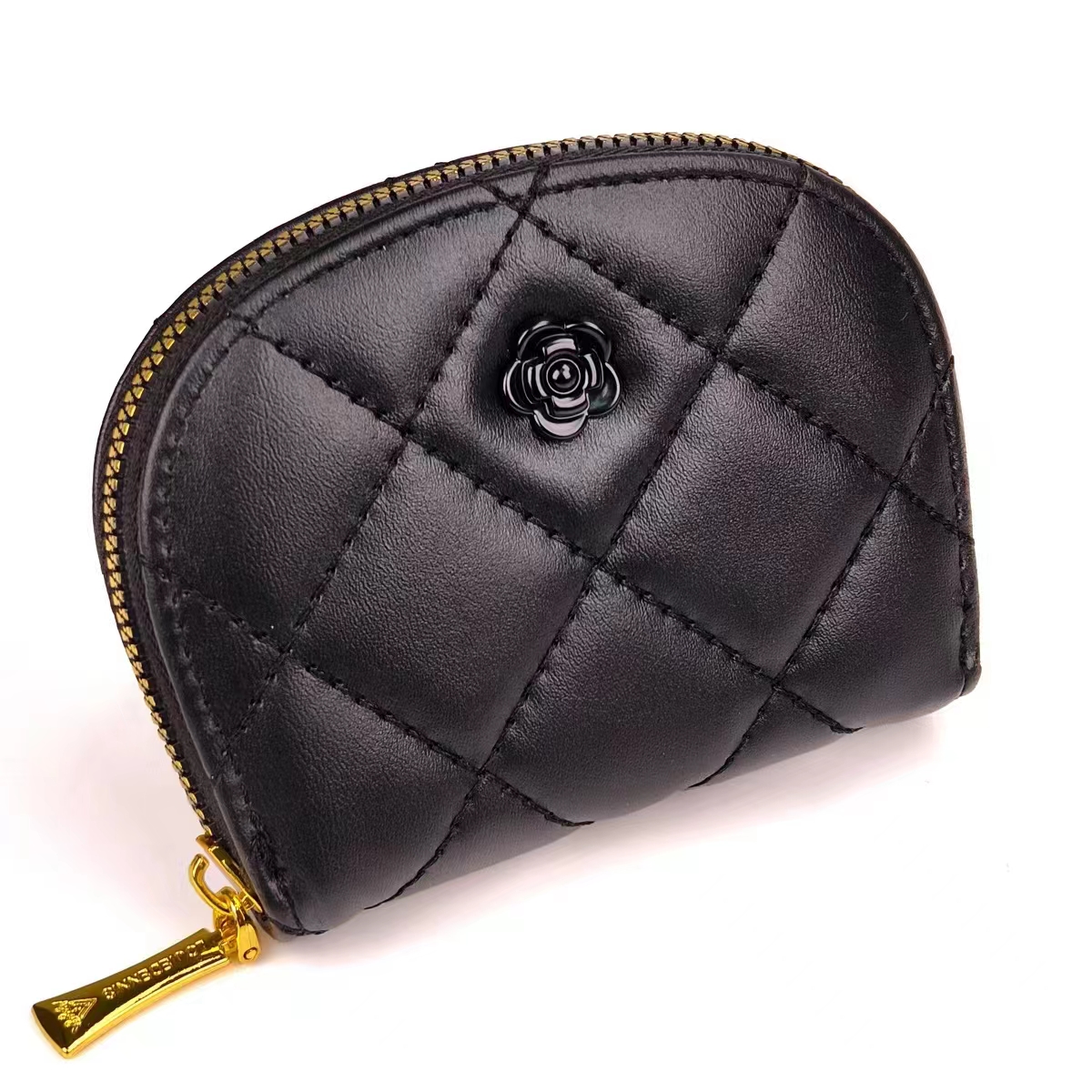 倾 8103  黑色 零钱卡包 （长11宽2高9）