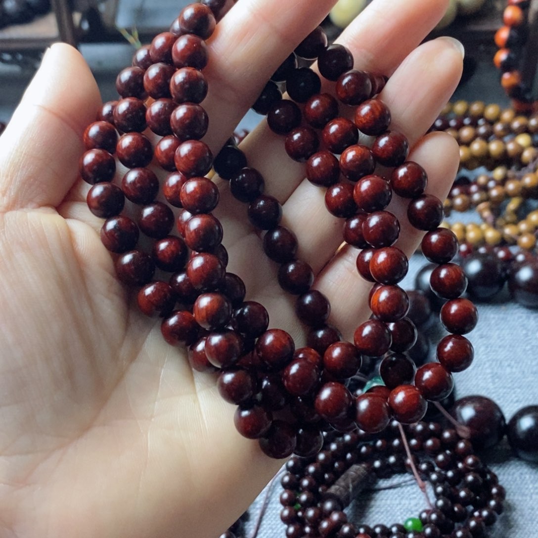 檀香紫檀（小叶紫檀）手串/手链高*