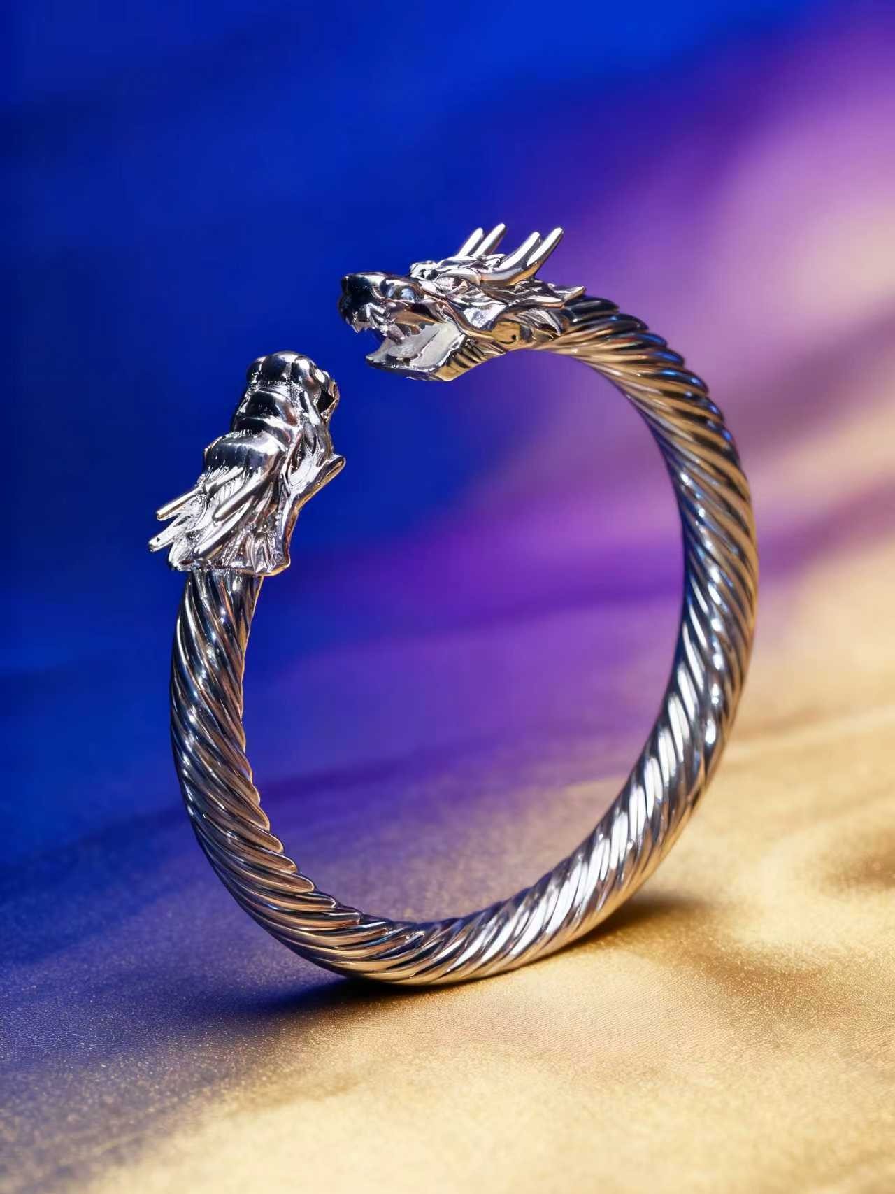  (清仓专属) 999.9原创设计大气风气质双龙戏珠 K002 生肖挂件