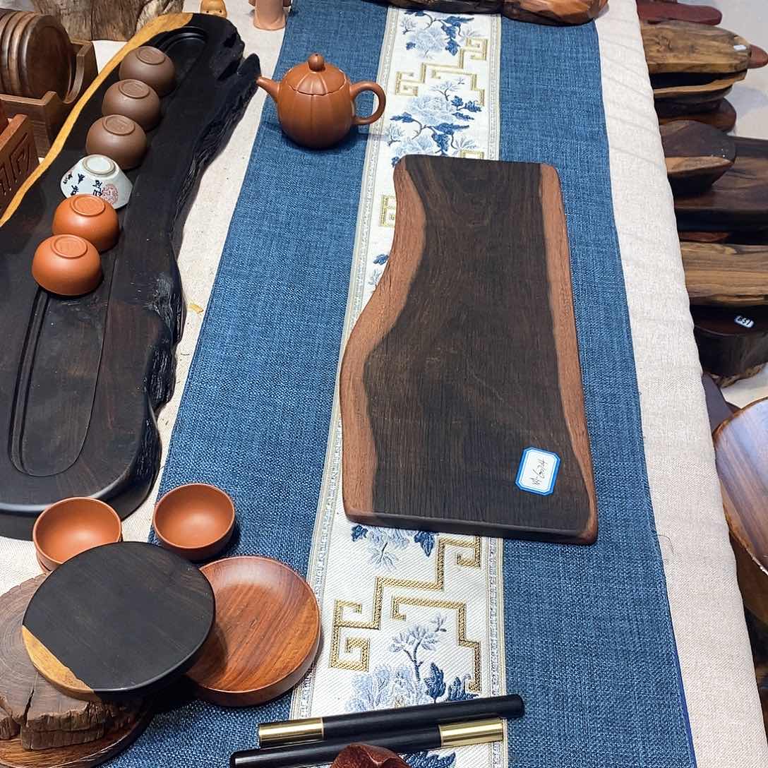 大叶紫檀实木随形干泡盘