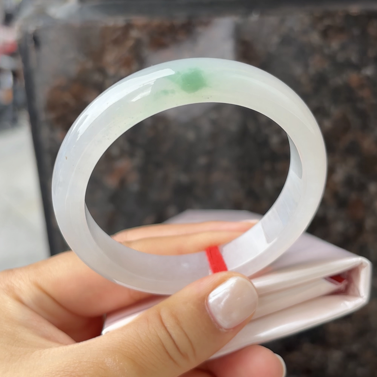 ML（上新）五十七翡翠A货手镯正品