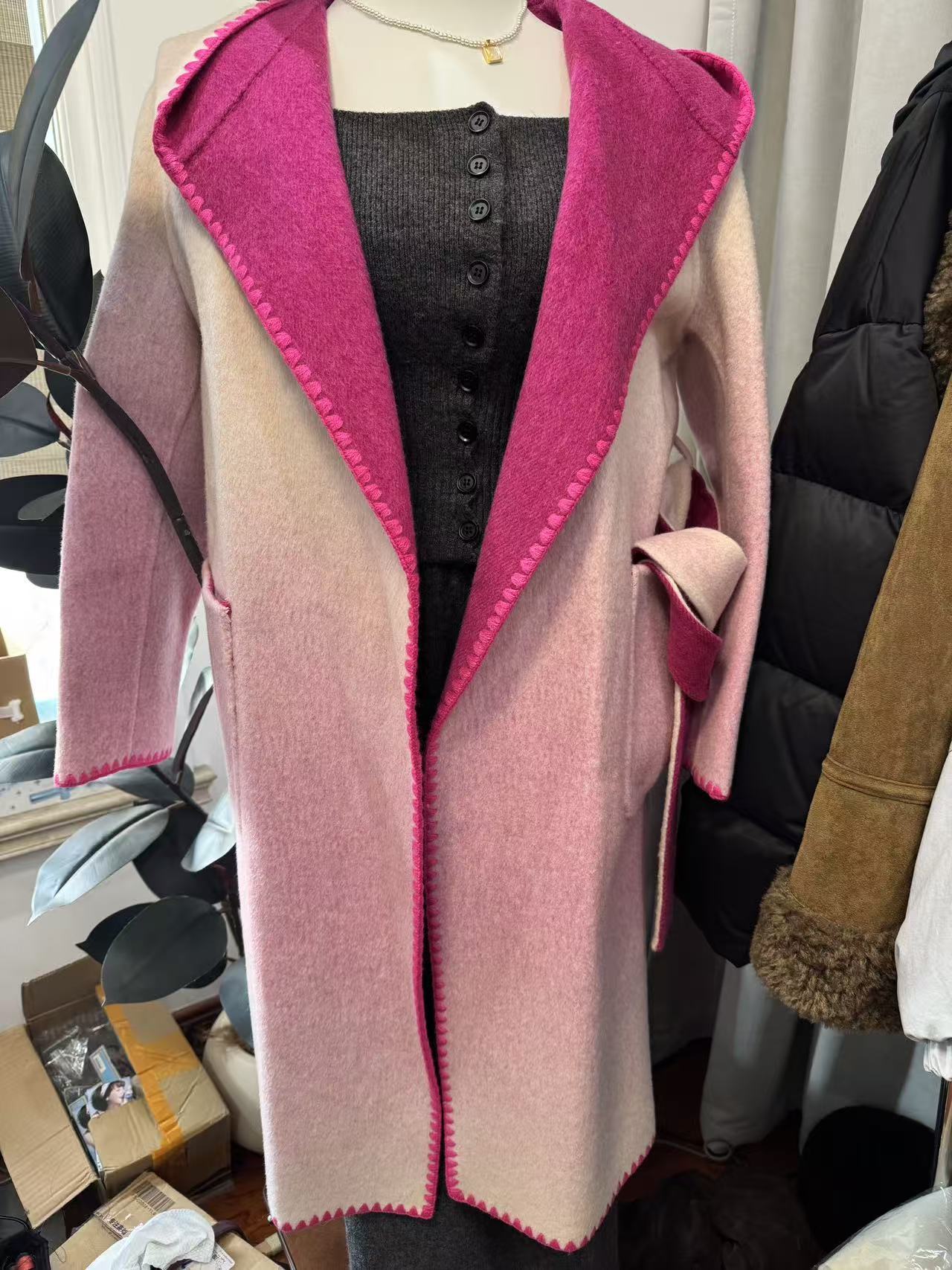 柚子蘓 潮流女装 时尚穿搭 大衣外套