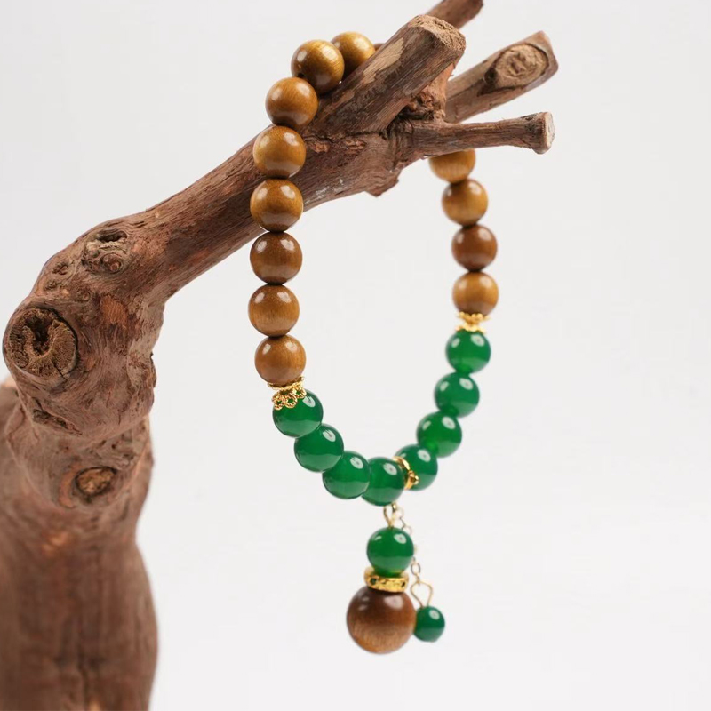 【厚福】金丝楠单圈葫芦手串