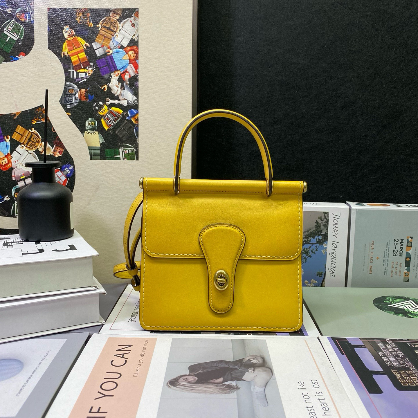 95新 COACH/蔻驰 23422斜挎包18*16