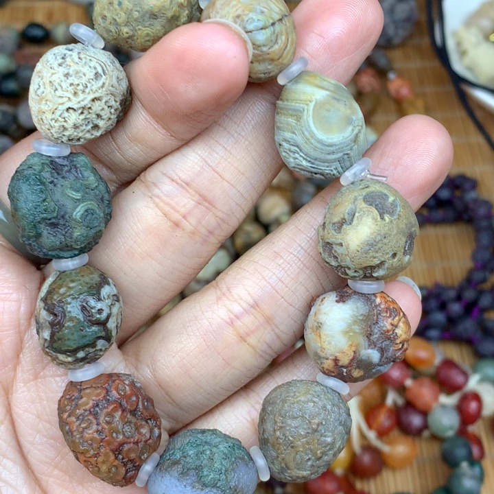 玛瑙/玉髓珠宝半成品未镶嵌强