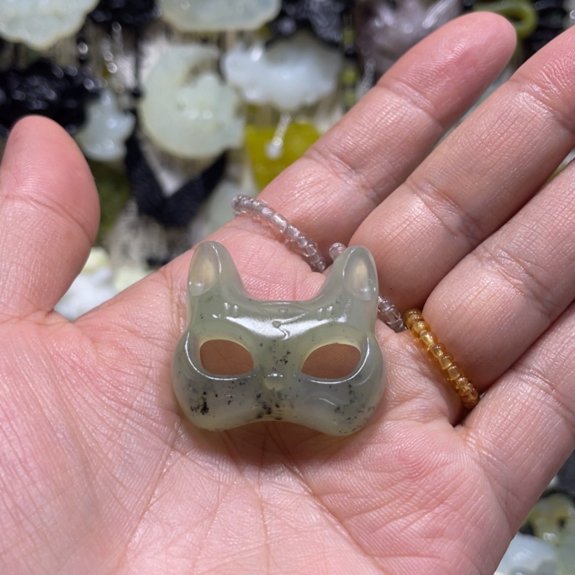 【闪购商品】岫玉颈饰未镶嵌123吊坠