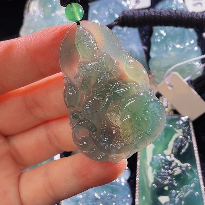 翡翠颈饰未镶嵌48，