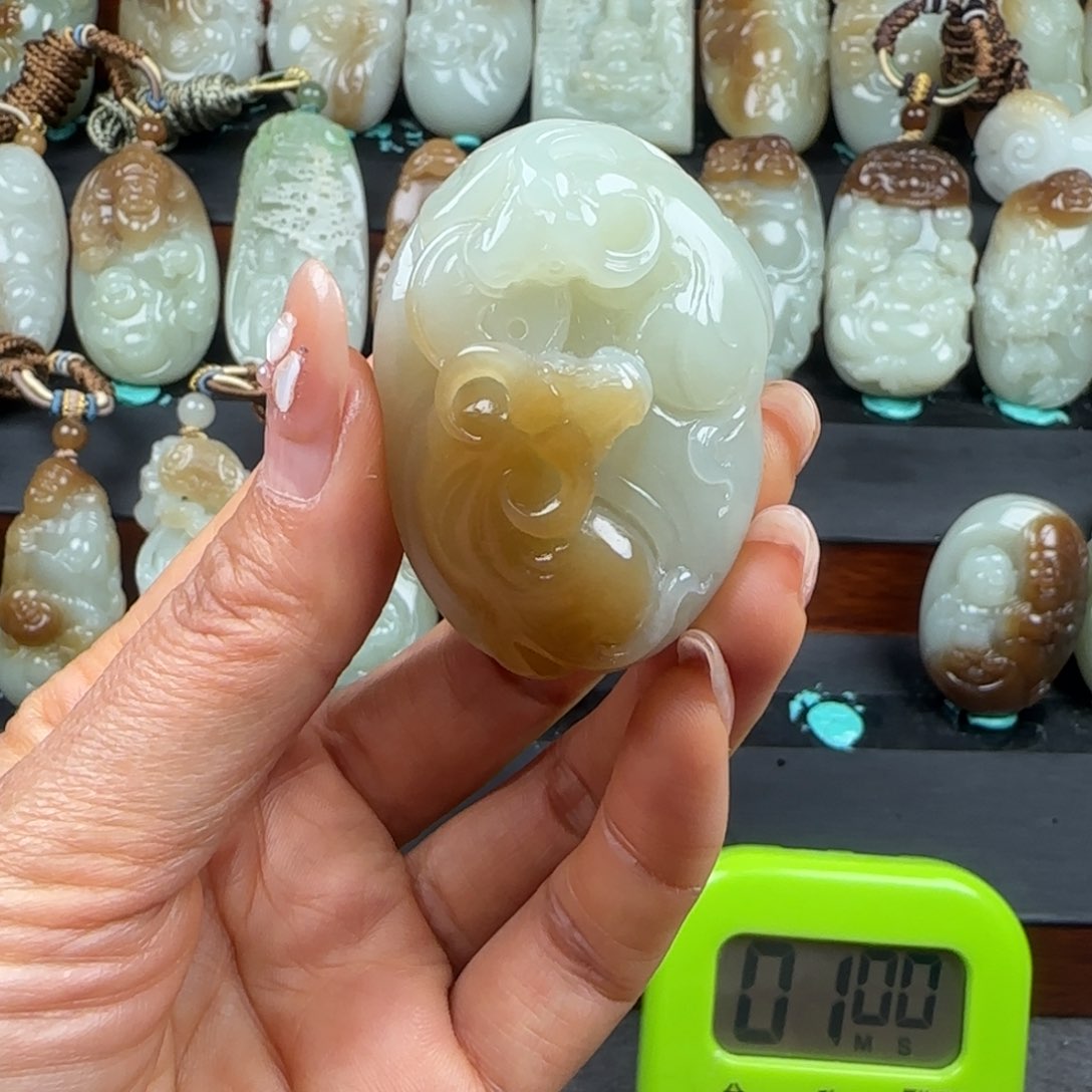 和田玉挂件未镶嵌顾***你