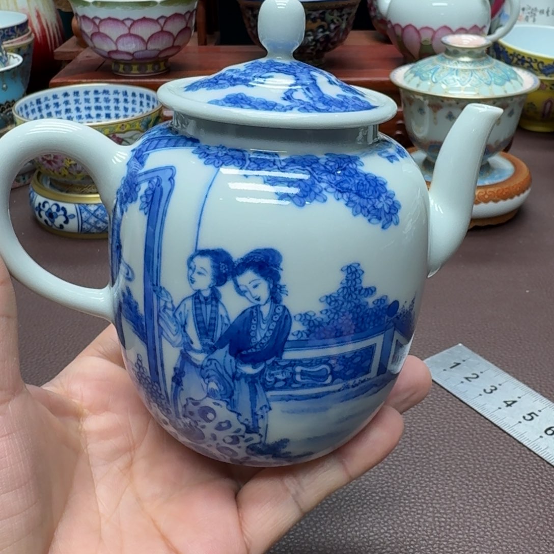 瓷片景德镇仿古手工制作精品展示