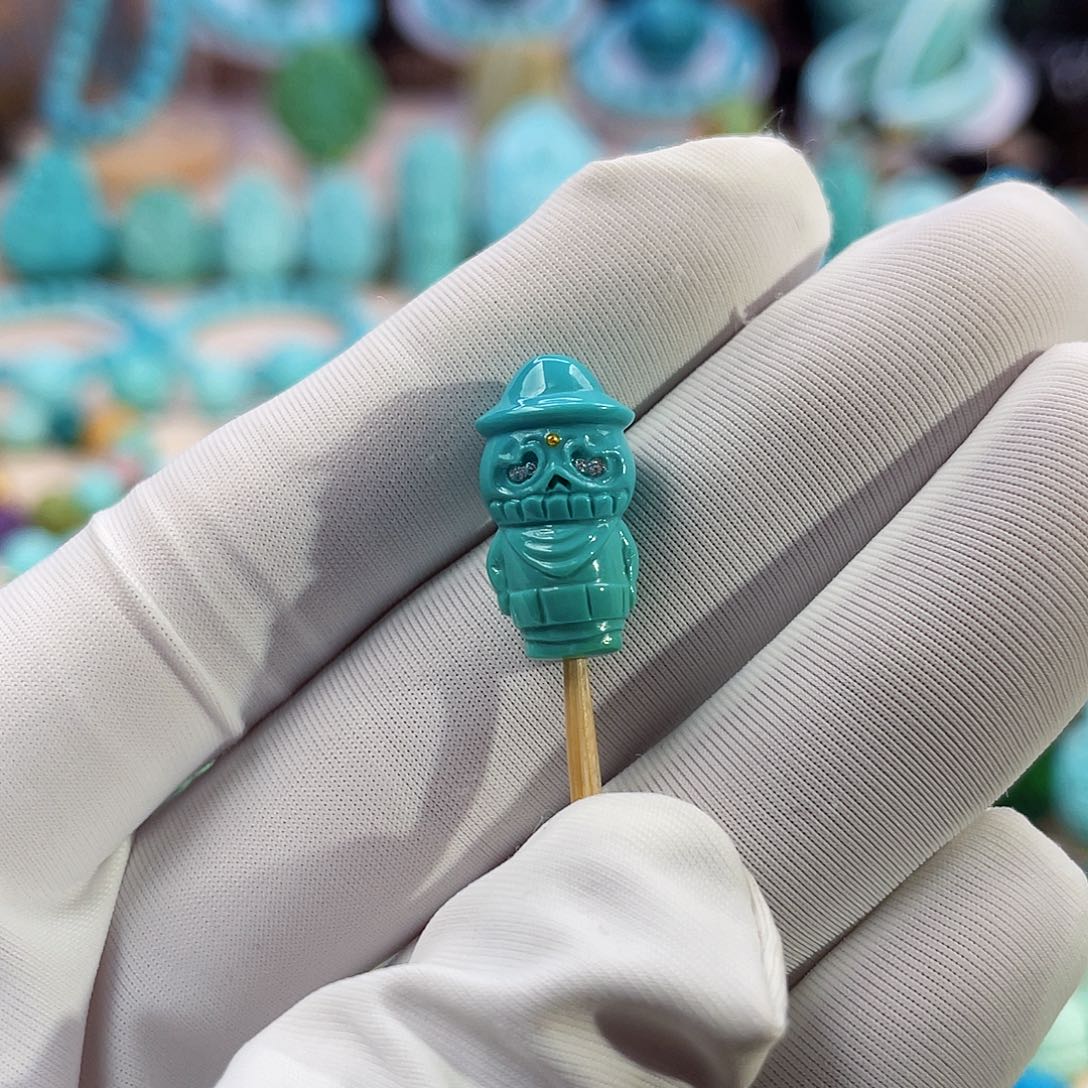 绿松石珠宝奇石未镶嵌