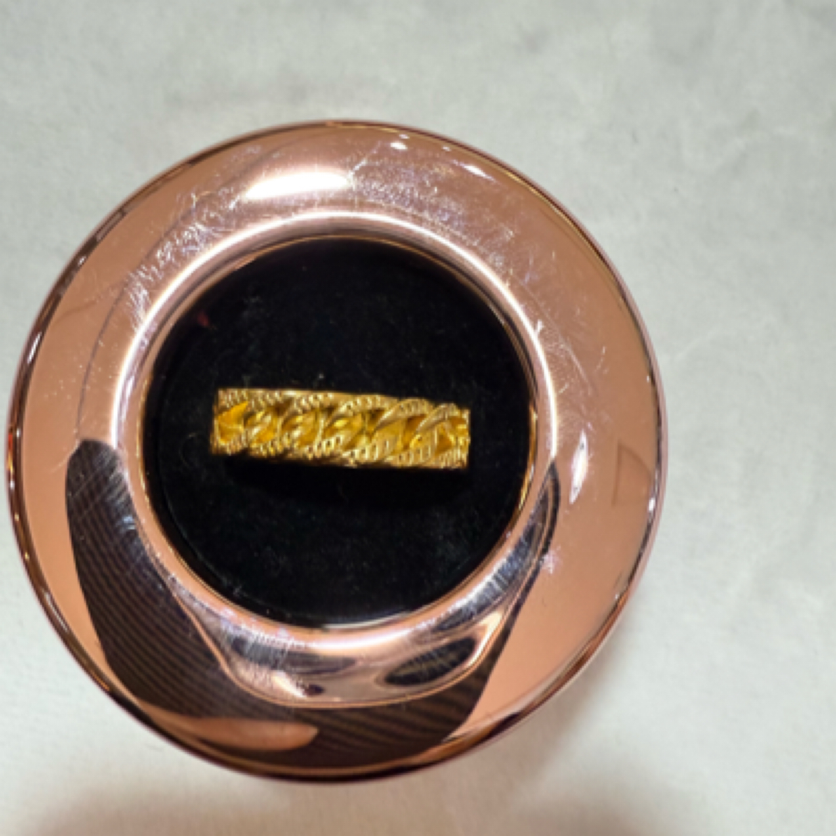 铜合金戒指 马鞭戒指民族风款