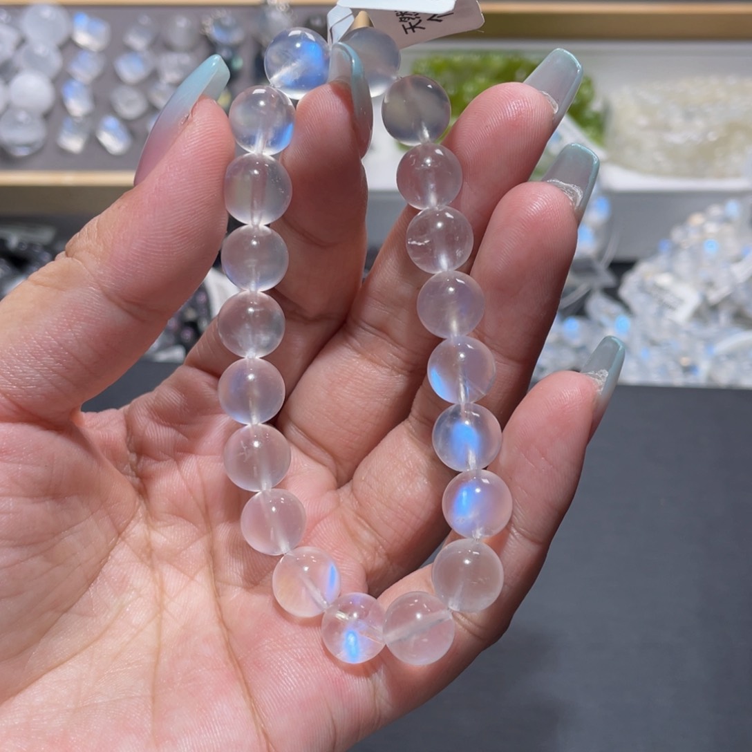 手链未镶嵌长石s****r蓝月光手链10mm