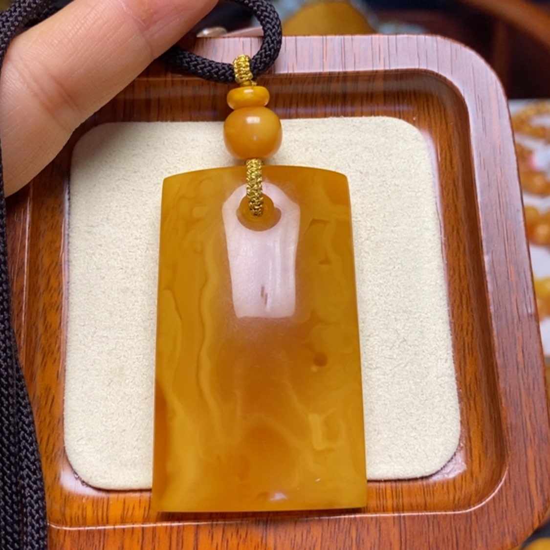 【闪购商品】蜜蜡颈饰未镶嵌项链