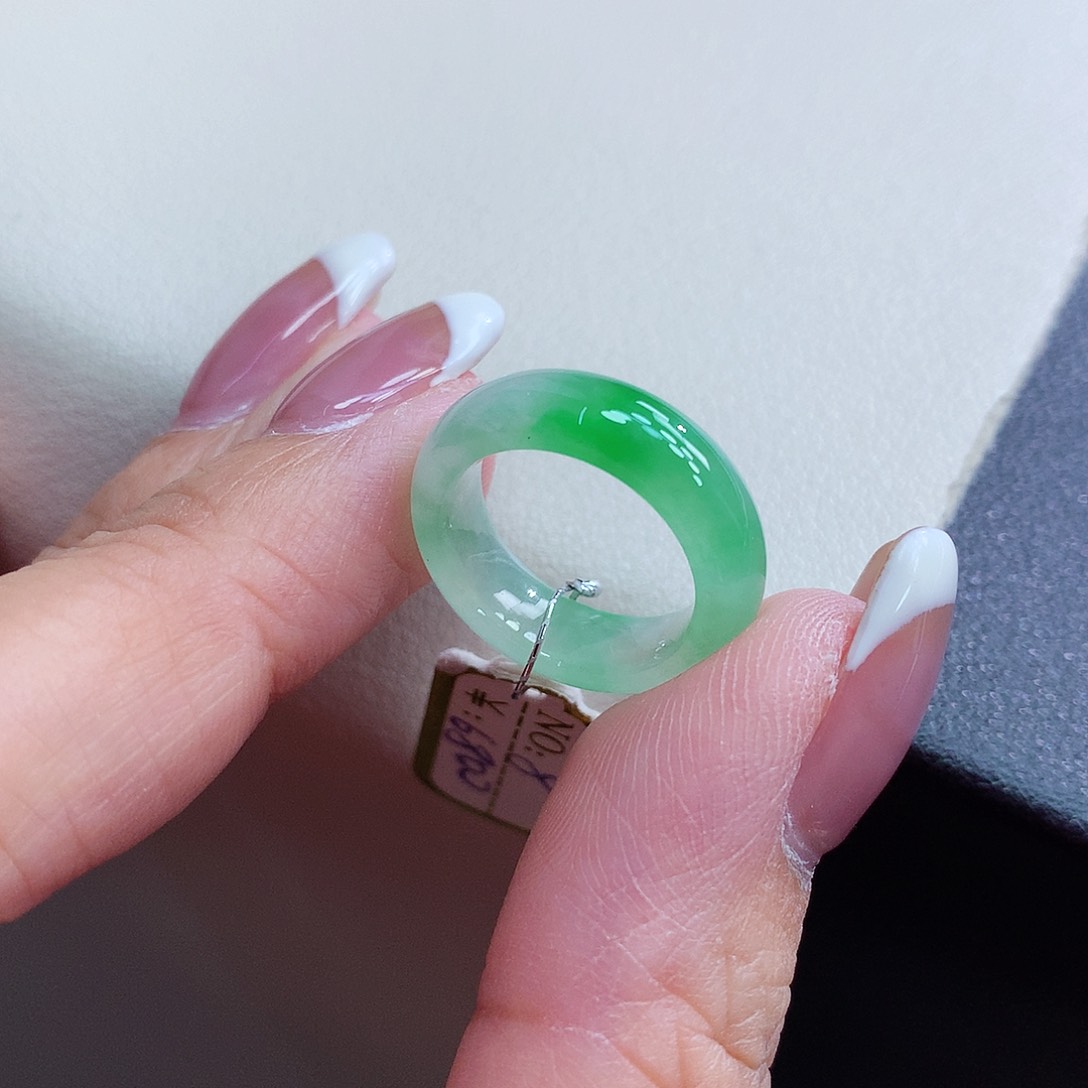 未镶嵌戒指翡翠8号