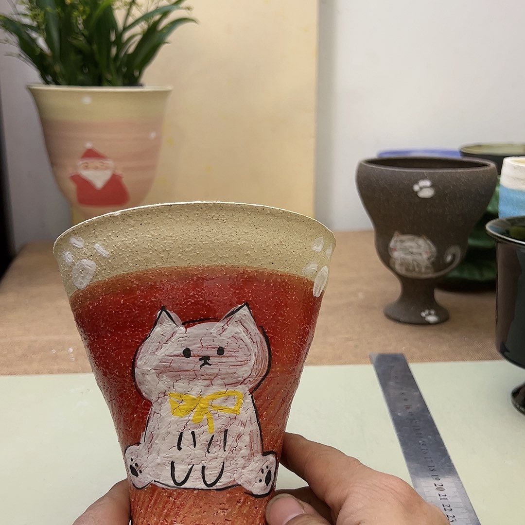 080景德镇陶瓷内扣12:高14.5