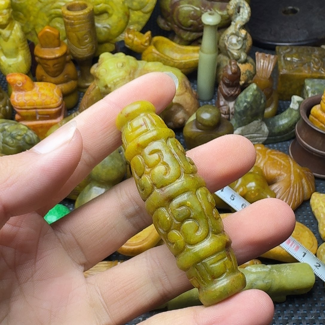 白玉菩提吊坠。。。