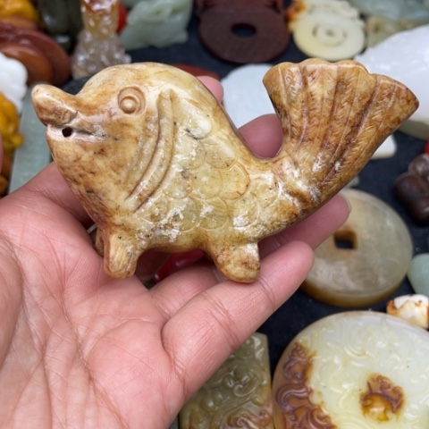 蛇纹石玉颈饰未镶嵌109