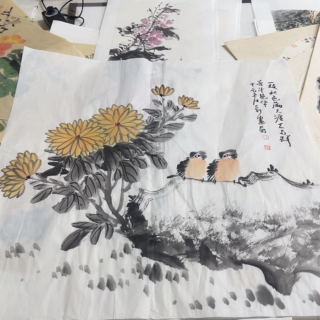 姜奇老师花鸟作品