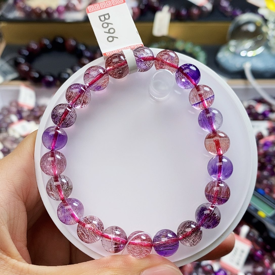 未镶嵌手链水晶捷超七8.8m B696