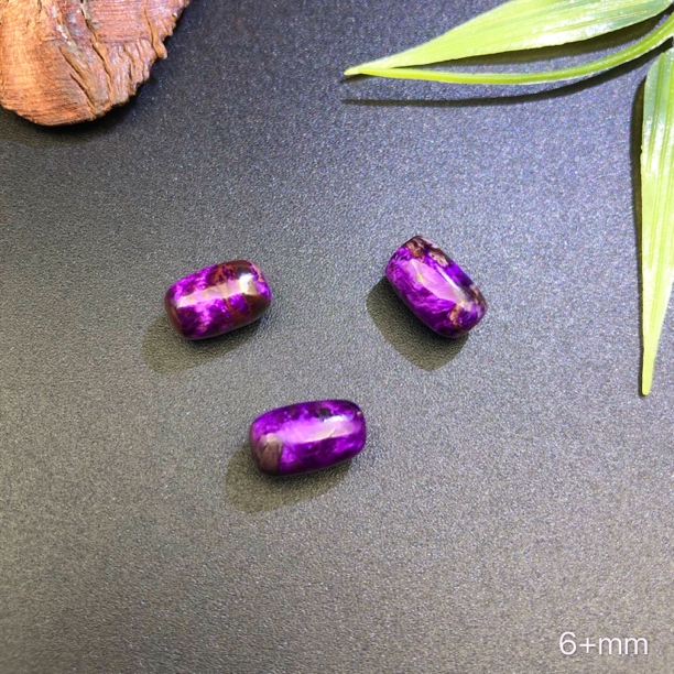 【圣芭黎】天然舒俱来单珠丝绒桶珠配件5-8/D1883多样性发一个